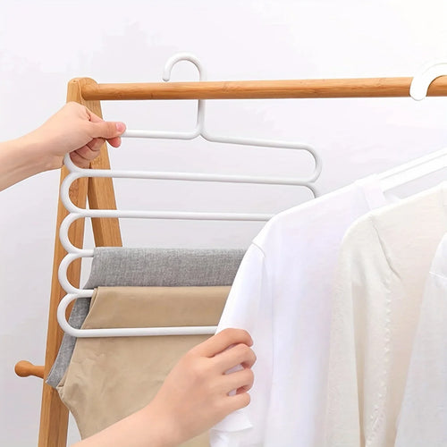 4-Pack Space-Saving Pants Rack