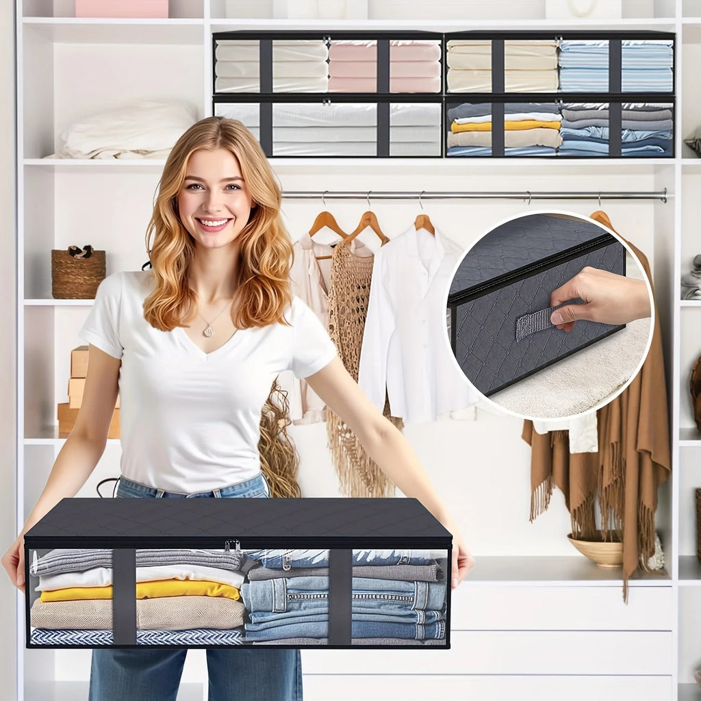 4‑Pack Under Bed Storage Containers