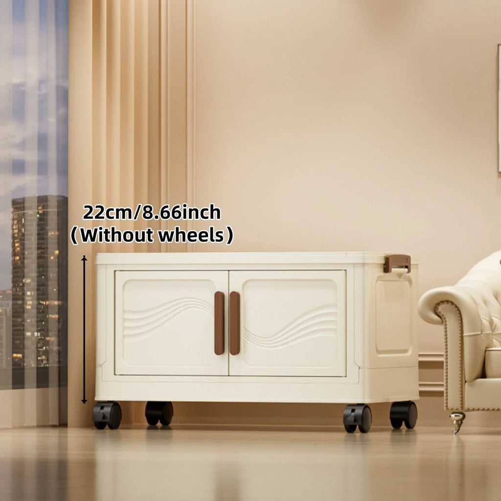 Foldable Storage Box With Clear Door – Spacious, Durable Home Organizer